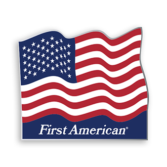 TA5282 - TA5282 | Flag Lapel Pin with First American